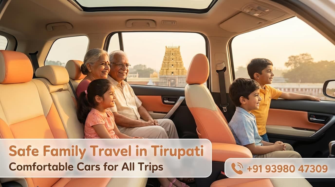 Family And Group Travel | Cab in Tirupati, Tirupati cabs, Tirupati taxi service