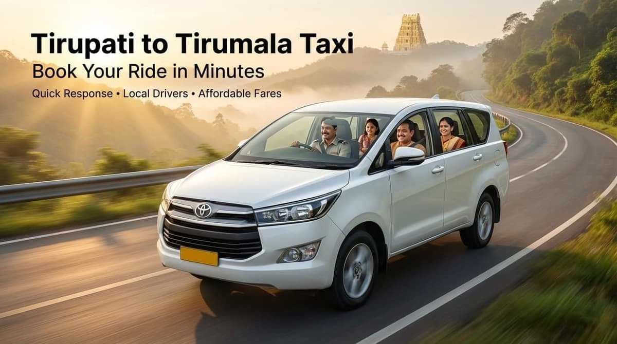 Tirupati to Tirumala Taxi | Cab in Tirupati, Tirupati cabs, Tirupati taxi service