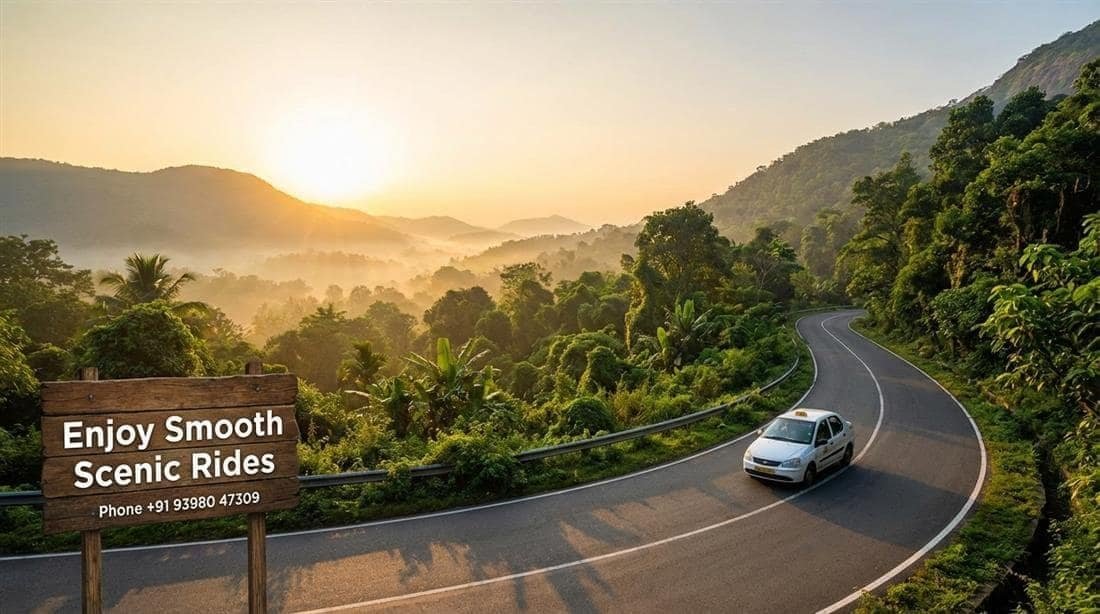 Smooth scenic routes | Cab in Tirupati, Tirupati cabs, Tirupati taxi service