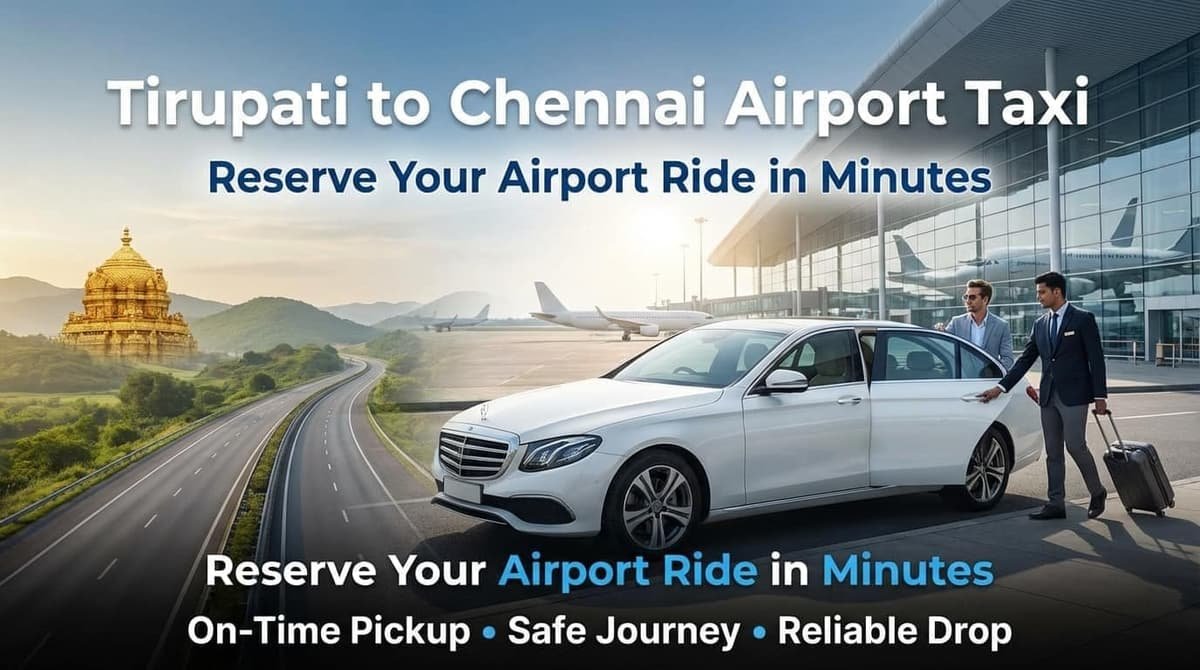 Tirupati to Chennai Airport Taxi | Cab in Tirupati, Tirupati cabs, Tirupati taxi service